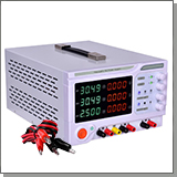 Импульсный лабораторный блок питания ЛБП-3003MC (до 30V, 3A) с регулировкой напряжения и тока, 3х канальный